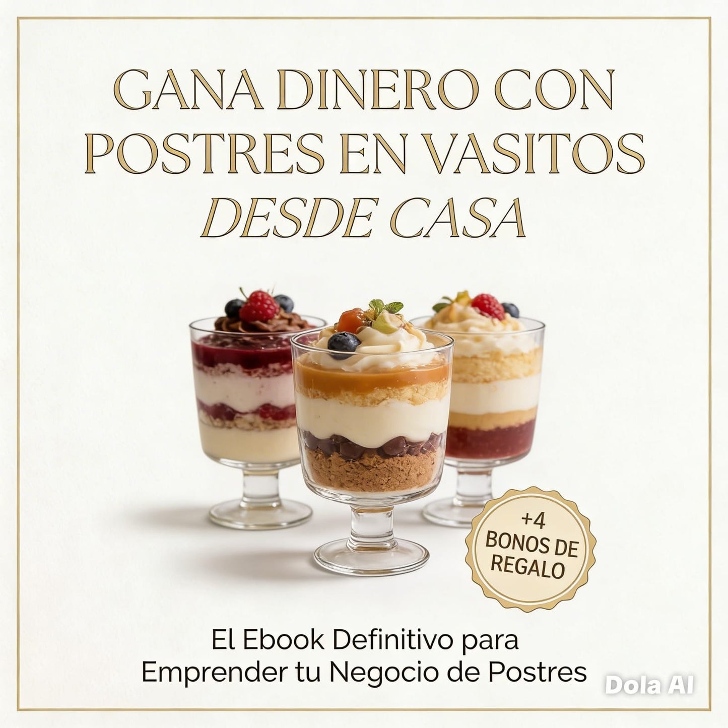 GANA DINERO CON POSTRES EN VASITOS DESDE CASA